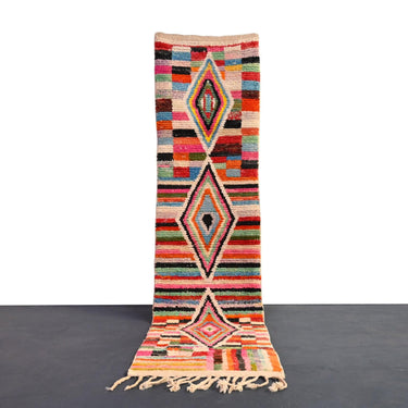 Vintage Runner Moroccan Rug 2.3 x 9.5 feet - Ettilux Home
